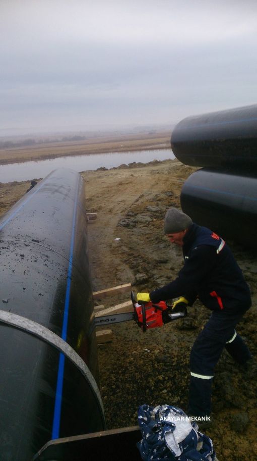  PE100 HDPE DN1000 BORULAMA