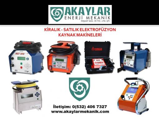  ELEKTROFÜZYON KİRALIK KAYNAK MAKİNESİ