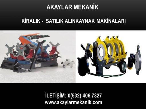  Alın kaynak makinesi satılık