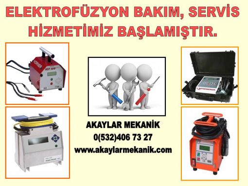  füzyon kaynak makinesi tamir, servis